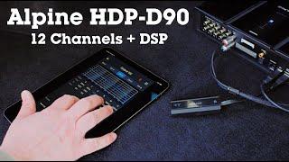 Alpine HDP-D90 12-channel amp with DSP | Crutchfield