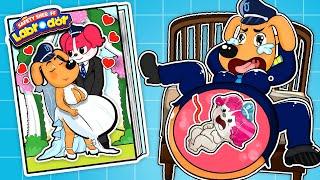 [ Paper DIY ] Making Quiet Book Sheriff Labrador & Papillon WEDDING ️ pregnant baby's care book