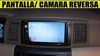 Instalacion completa de camara reversa y estereo con pantalla (detallado)