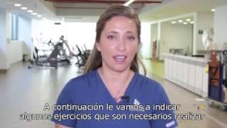 Ejercicio post cirugía ligamento cruzado anterior: ejercicio 1