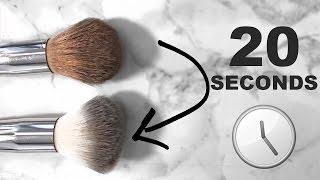 How to CLEAN & DRY Brushes In 20 SECONDS