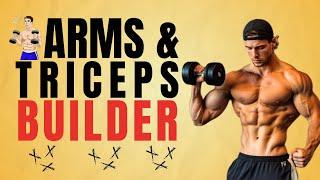 Arms & Triceps Builder | Dumbbell Workout for Bigger Biceps & Stronger Triceps | Interactive Workout