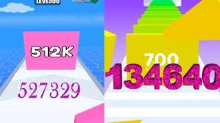 Reach upto END : Merge Master Number Run vs 2048 Challenge Merge Number gameplay #cutiepie22yt