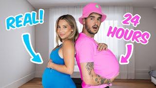 BOYFRIEND TRIES BEING PREGNANT FOR 24 HOURS!