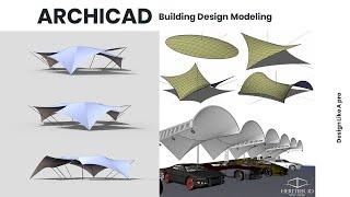 ArchiCAD Tutorial  - Design an attractive Roof | Shell tool