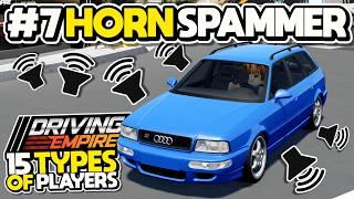 15 Types of players In Driving Empire! | ROBLOX