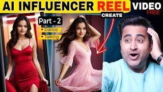 How I Created AI Influencer Video Reel - Using DeepSeek (Part -2) | AI Influencer Kaise Banaye