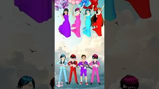 HELPING SAKURA GIRLS ️ #sakuraschoolsimulator #shortsvideo #mobilegame #animation #shorts