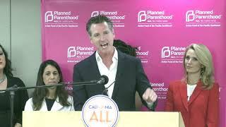 Gavin Newsom Planned Parenthood Tour