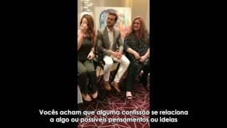 Katie Leclerc, Ryan Cooper e Colleen Hoover falam sobre Confess