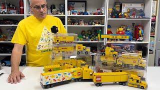 LEGO Yellow Delivery Truck Collection 1964-2024