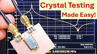 How to Characterize Crystal Parameters Using a Vector Network Analyzer (VNA)