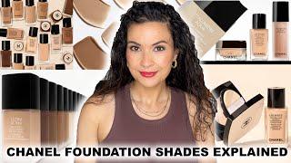 CHANEL FOUNDATION SHADES EXPLAINED | How To Find The Right Shade Match