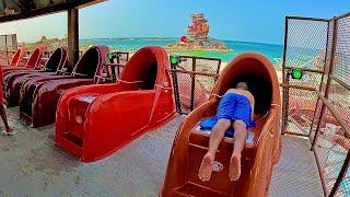 Multi Lane Race Slide at Meryal Waterpark, Qatar