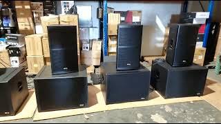 Amazing Subwoofer Test PRO DG SYSTEMS   with Beyma 18" 1200 Watts RMS