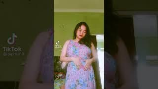 indah badan bumil sedang joget di tik tok!!!#tiktokvideo #bumil #viral