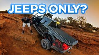 Raptor owner learns his lesson…Raptor R vs Jeep Trail