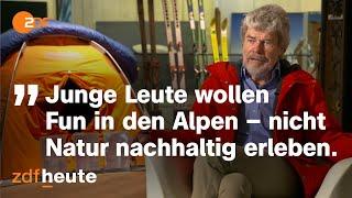 Bergsteiger-Legende Messner kämpft für Nachhaltigkeit in den Alpen