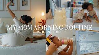 MY 5AM MOM MORNING ROUTINE |this will motivate you to be productive, get on a routine & thrive!