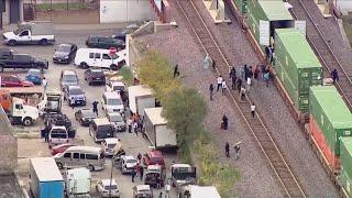 At least 6 arrested after apparent train heist on Chicago's West Side