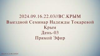 Надежда Токарева - Семинар №2_18.09.2024.Д-3 Крым. ВС. Прямой Эфир