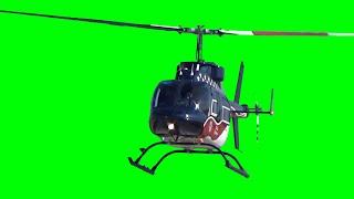 Real Helicopter 1080p - Green Screen background Part 2