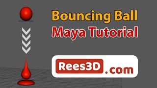 Bouncing ball Animation - Maya Tutorial | Rees3D.com