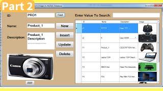 C# - How To Insert Update Delete Search Display Images From MySQL DataBase With Source Code Part 2/8