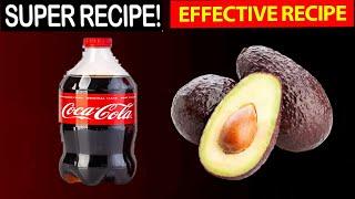 SIMPLE RECIPES!!! MIXED AVOCADO AND COCA-COLA DRINK | NATURAL RECIPES