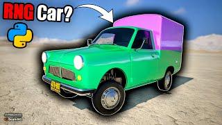 I've Randomly Generated a Car Using Python! | Automation Game & BeamNG.drive