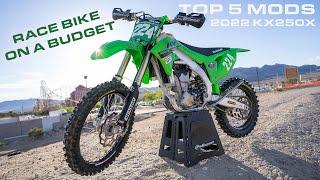 Top Mods For A 2022 KX250X Race Bike // Trevor Hunter 224