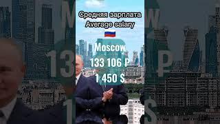 Средняя зарплата в Москве и Воронежской области Average salary in Moscow and Voronezh Oblast