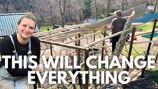 NEW BUILD On Our Off-Grid Farm | This Will Change EVERYTHING !