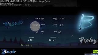 osu!mania HAARPER - DROP IT LIKE IT'S HOT! 0.8x