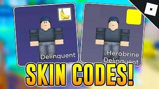 [APRIL FOOLS] 2 IN-GAME CODES for DELINQUENT SKINS (BANANA UNUSUAL & HEROBRINE!) in ARSENAL | Roblox