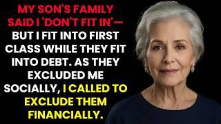 My Son's Family Said I 'Don't Fit In'—But I Fit Into First Class While They Fit Into Debt
