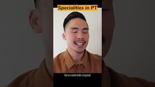 Specialties in Physical Therapy #physicaltherapist #ptschool #physicaltherapyschool