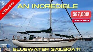 An Incredible Bluewater SAILBOAT! This Cabo Rico 38 is a STUNNER at $87,000! FULL EXCLUSIVE TOUR!