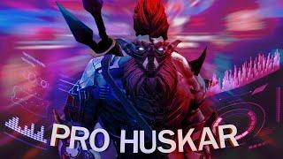 ХУСКАР В ОБЫЧНОМ ПАБЛИКЕ И НА ПРО СЦЕНЕ | HUSKAR DOTA 2