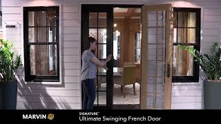 How to Use a Marvin Ultimate Swinging French Door