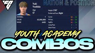 FC 24: YOUTH ACADEMY COMBOS (NATION & POSITION)