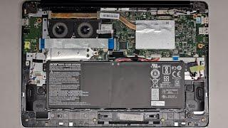 Acer Swift 3 SF314-51-57CP Disassembly No RAM SSD Hard Drive Upgrade Battery Replacement Repair