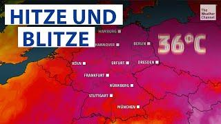 Extreme Hitze und Gewitter am Donnerstag