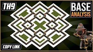 THE BEST TH9 HYBRID/TROPHY Base 2024!! | Town Hall 9 (TH9) Hybrid Base Design – Clash of Clans