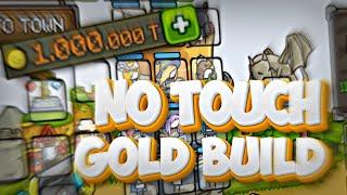 Easiest Way To Farm Gold | No Touch Manual Build | Grow Castle