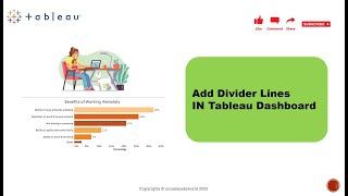 How to add divider lines in Tableau Dashboard? | Learn Tableau