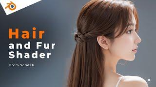 The Secret of Realistic Hair Shader in Blender