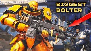 HEAVY BOLT RIFLE GAMEPLAY: Imperial Fists tactical vs TYRANIDS! - Warhammer 40k: Space Marine 2