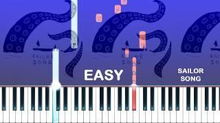 Gigi Perez – Sailor Song (EASY Piano Tutorial)