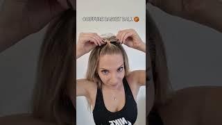 COIFFURE PRATIQUE POUR LE SPORT #coiffure #coiffurefacile #coiffuresimple #hairstyletutorial